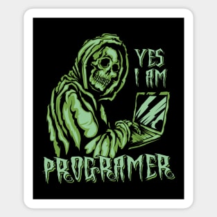 Yes i am programer Sticker